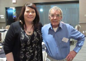 CPCA Administrator Michelle Rae and Jacques Poulin of the AEPQorganisateur de l'événement