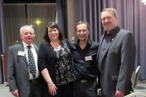 From left - Gord Thompson, Michelle Rae, Guy Rochon, Marcus Cormier